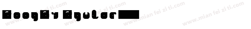 CroogW01 Regular字体转换